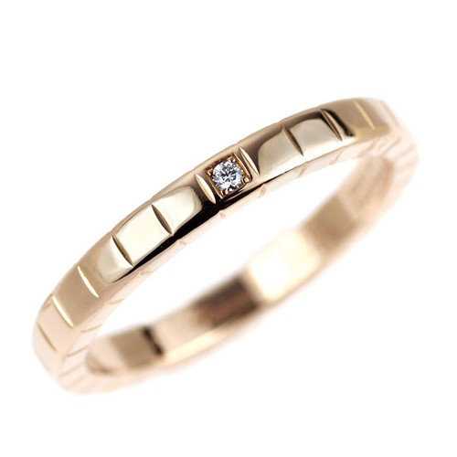 Chopard k18pg diamond ring - k18pg,